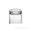 240ml Straight Sided Tall Glass Jar